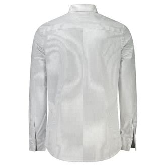 Calvin Klein Striped Cotton Shirt - White