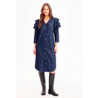 In Front IN Front - Jurken - Dames - Jurken - Blauw - Maat: M