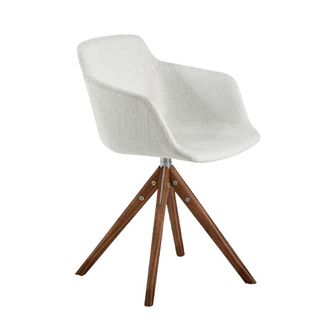 Angel Cerd&aacute; Silla giratoria tela beige