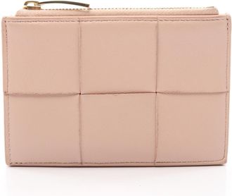 Bottega Veneta Pink Leather Coin Purse/Coin Case (Pre-Owned)