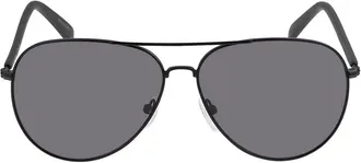 Calvin Klein Grey Pilot Unisex Sunglasses CK19314S 001 60