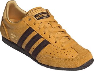 adidas Japan Low Top Sneaker in Yellow/Aurora Coffee/gold at Nordstrom, Size 11.5