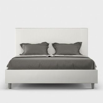 Itamoby Cama Matrimonio Contenedor 160x200 Moderno Polipiel Goya M1 - Blanco