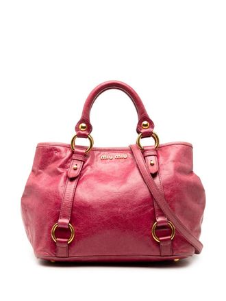 Miu Miu 2010 Vitello Lux satchel - Pink