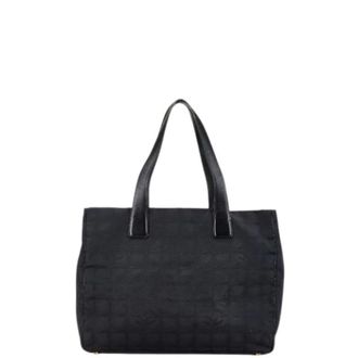 Chanel Pre-owned Tote Bags, female, Black, Size: ONE SIZE Pre-owned Nylon chanel-bags