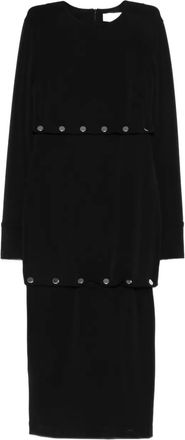 Sportmax Abito nero accorciabile