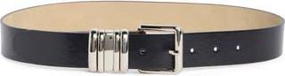 Steve Madden Multi Keeper Faux Leather Belt in Black at Nordstrom Rack, Size X-Large