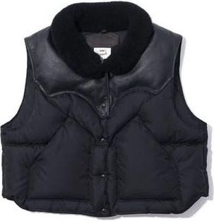 Fortela Annelle Rocky Mountain Featherbed Vest in Black at Nordstrom