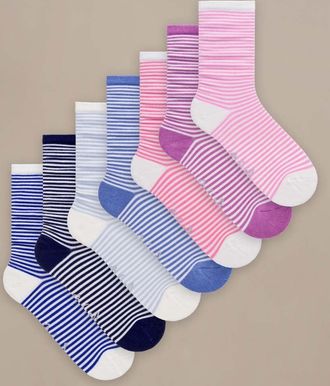 BAM Womens Every Day Of The Week Socks - 7 Pack -Size 4-7