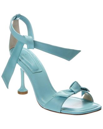 Alexandre Birman Clarita Square Flare 85 Leather Sandal