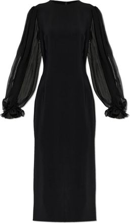 Dolce & Gabbana Structured Cady Dress - Dames - Casual kleedjes - Zwart - L - Kleedjes