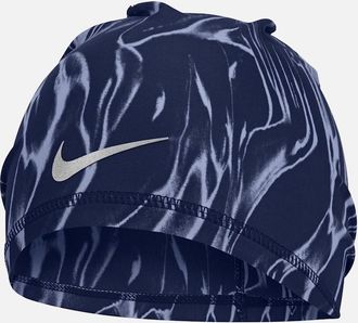 Nike Mens Nike U Peak Marble Dri-FIT Uncuffed Beanie - Blue - Size: ONE size
