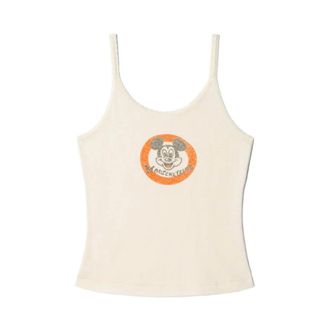 Re/Done Mujer, Camisetas, Beige, Talla: XS