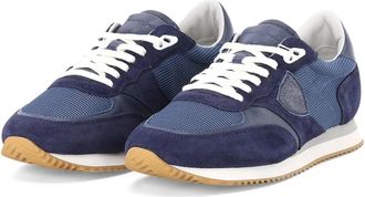 Philippe Model Running Tour Sneakers - Heren - Sneakers - Blauw - 44 EU - Katoen - Schoenen