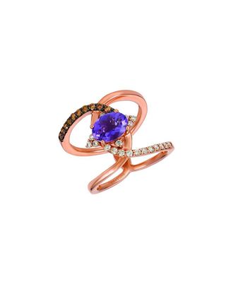 Le Vian Grape Amethyst 14K Rose Gold 1.43 ct. tw. Diamond & Amethyst Ring