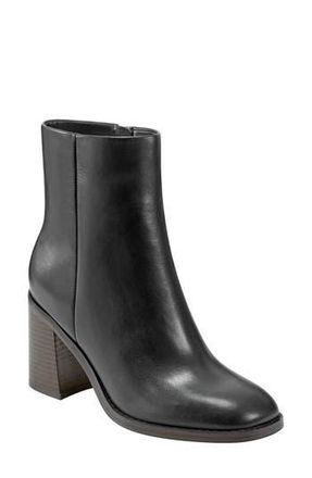 Marc Fisher Block Heel Bootie in Black at Nordstrom Rack, Size 8.5