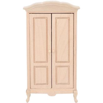 OEM Armario En Miniatura A Escala 1/12 Para Casa De Mu&ntilde;ecas, Armario De Dos Puertas Con Estantes, Accesorio De Mobiliario Decorativo