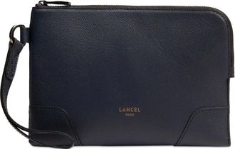 Lancel Clutch con zip - Blu