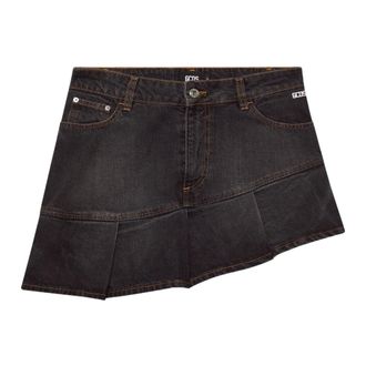 GCDS Gcds, Dames, Rokken, Zwart, Maat: W31 Denim