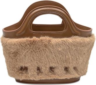 Marni Beige Tropicalia Micro Tote