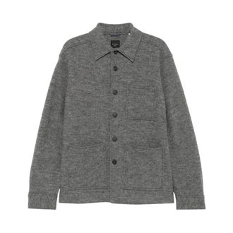 Xacus Camicia a Maniche Lunghe in Maglia - - Jackets - Uomo - Grigio - L