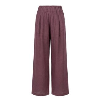Semicouture Wide Trousers, female, Pink, Size: XS Pantalone Jhonny