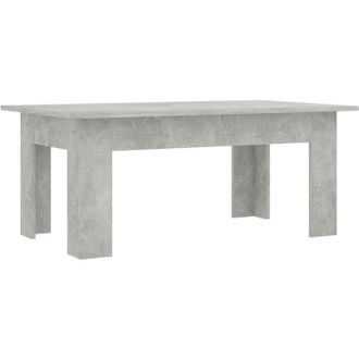 vidaXL Vidaxl - Mesa De Centro Madera Contrachapada Gris Hormig&oacute;n 100x60x42 Cm