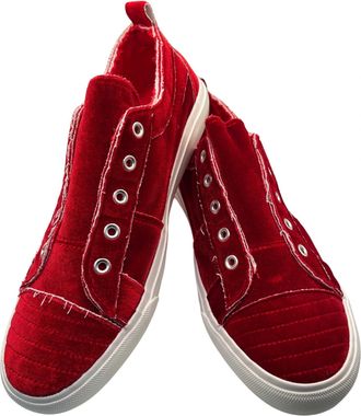 Corkys Women Babalu Sneakers In Red Velvet