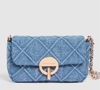 Vanessa Bruno Petit Sac Moon Denim Bleu