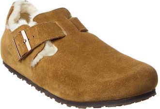Birkenstock London Suede & Shearling Clog