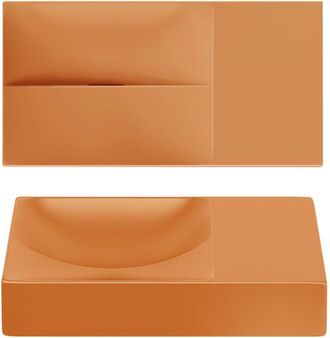 Clou Vale fontein 38 cm zonder kraangat rechts mat it. zand keram