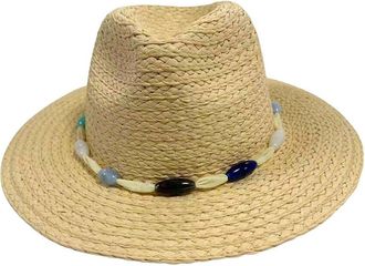 Nicole Miller Straw Panama Hat