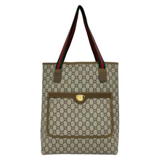 Gucci Pre-owned Tote Bags, female, Brown, Size: ONE SIZE Pre-owned Vintage Tote Bag