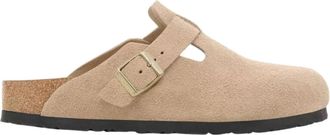 Birkenstock Boston Narrow Fit - Dames - Slip ons - Beige - 40 EU - Su&egrave;de - Schoenen