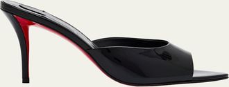Christian Louboutin 80mm Miss Z Patent Mule Sandals
