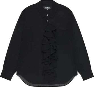 Comme Des Gar&ccedil;ons Camicia con volant - - Blouses & Shirts - Donna - Nero - M