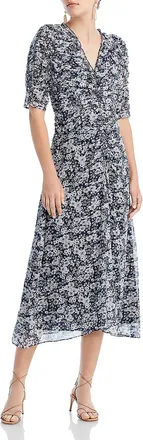 Sea New York Sea New York Suzie Ruched Midi Dress Navy