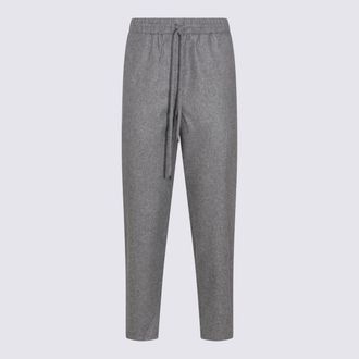 Antonelli Grey Wool Taralluccio Pants