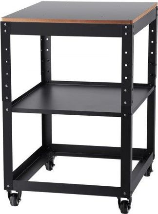 OEM Maschinenst&auml;nder Dickenhobel 70,3&times;60,3&times;90cm Untergestell Dickenhobelmaschine Stahl & Mdf Max. Belastbarkeit 45kg Maschinentisch H&ouml;henverstellbar Kompi