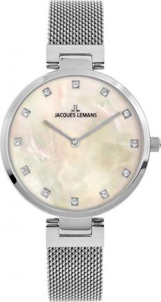 Jacques Lemans Womens 1-2001C Ladies Milano Watch - Silver - One Size