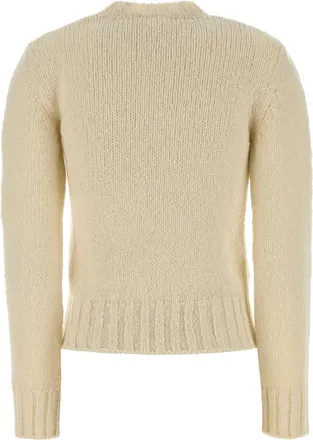 A.P.C. Womens Court Sweater Beige Laine Vierge