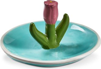 Tag Tulip Ring Dish Multi Earthenware Spring in Blue at Nordstrom