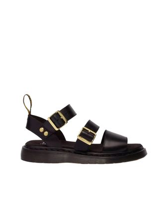 Dr. Martens Black Gryphon Strap Sandals