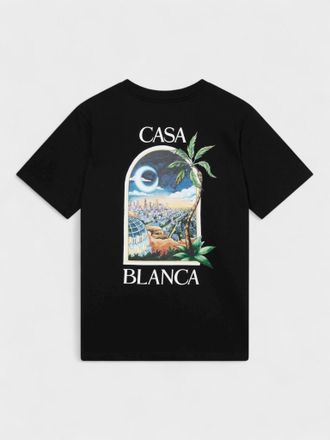 Casablanca Mens LA Nights T Shirt Black Cotton - Size X-Large