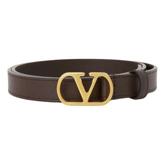 Valentino (WMNS) Valentino SS26 V-Logo Signature Belt Brown T0SM7IYRREL