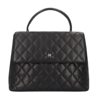 Chanel Pre-owned Matelasse Handbag - Dames - Pre-owned - Zwart - Maat: ONE Size Leer