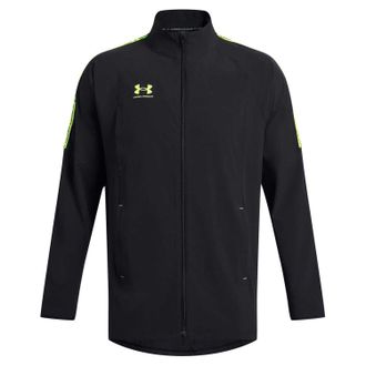 Under Armour Heren Track Top met lange mouwen en rits (Zwart)