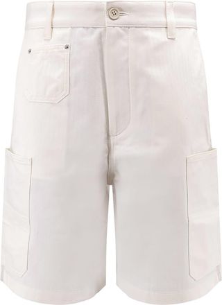 Givenchy Cotton Bermuda Shorts With Logo Embroidery