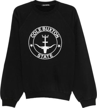 Cole Buxton Logo-print Raglan-sleeve Sweatshirt