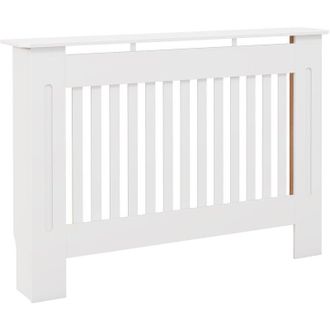 HOMCOM Homcom - Cubre Radiador Cubierta De Radiador Para Radiador Mdf 112x19x81cm